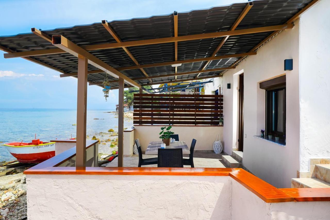 To Kyma - Seafront House Villa Skála Kallirákhis Eksteriør bilde